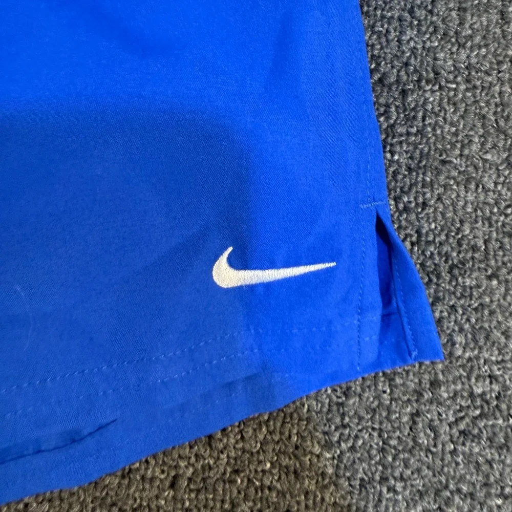 Nike Swim Shorts Mens XXL NESSA558 Blue Mesh Lined Athletic NEW